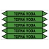 Značení potrubí, topná voda